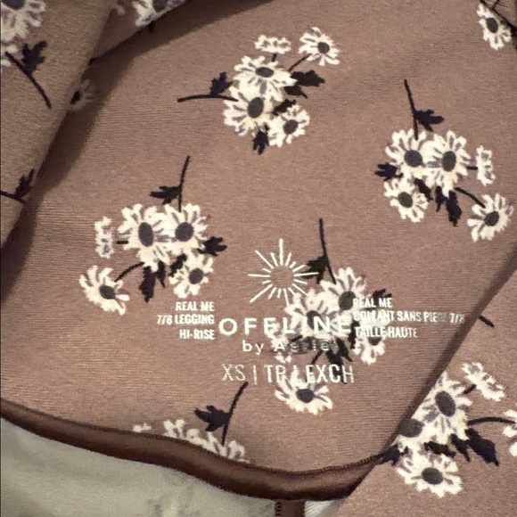 Aerie floral print 7/8 leggings - Picture 4 of 6